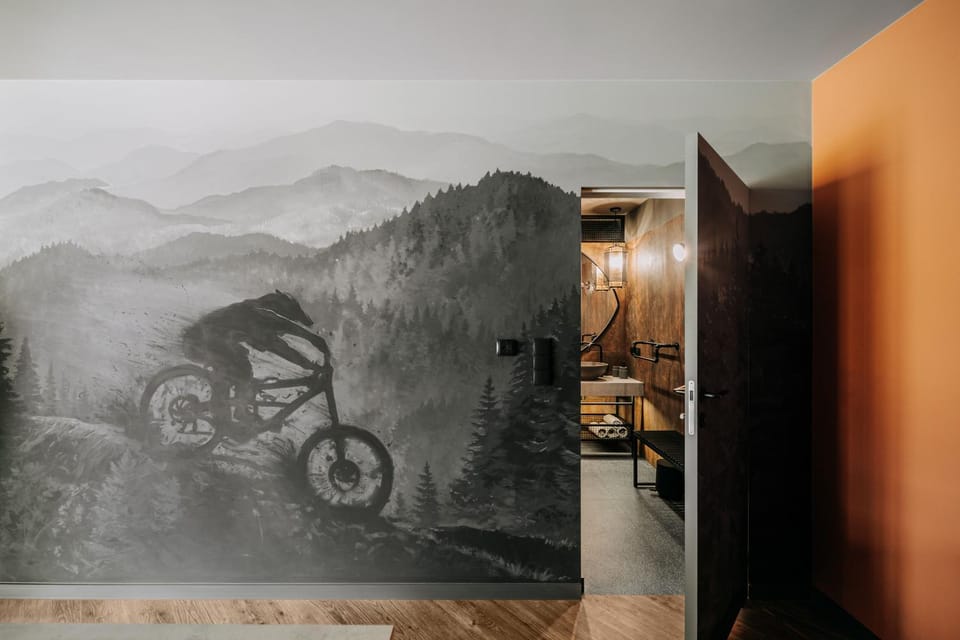 Bathroom, Living room