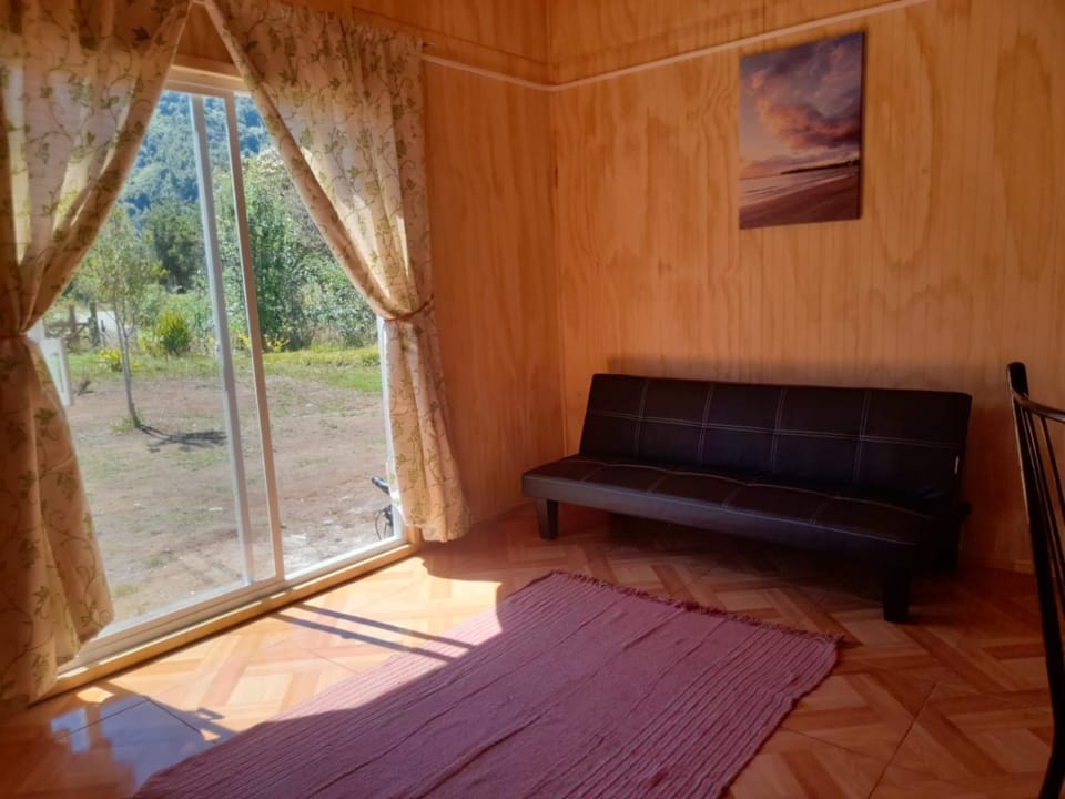 Living room, Seating area, Garden view