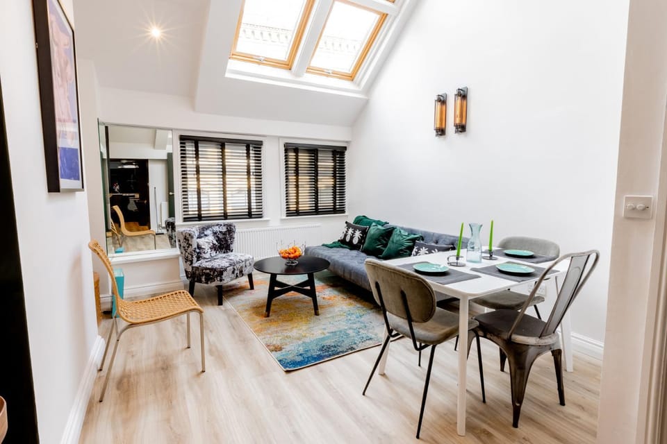 Living room, Seating area, Dining area
