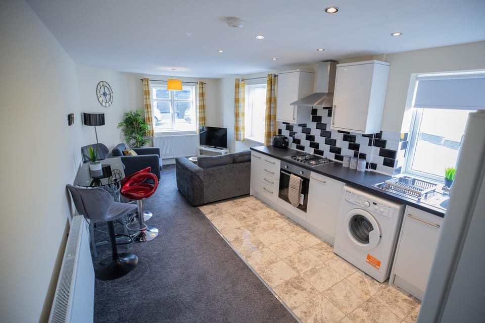 TV and multimedia, Kitchen or kitchenette, Living room, Seating area, minibar, pet friendly, stove, toaster, kitchen