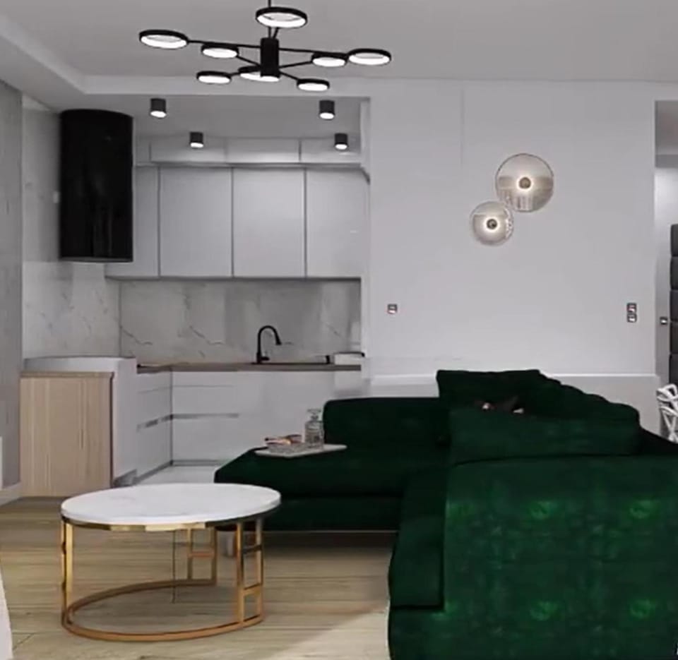 Kitchen or kitchenette, Living room, Seating area, Dining area, Communal kitchen