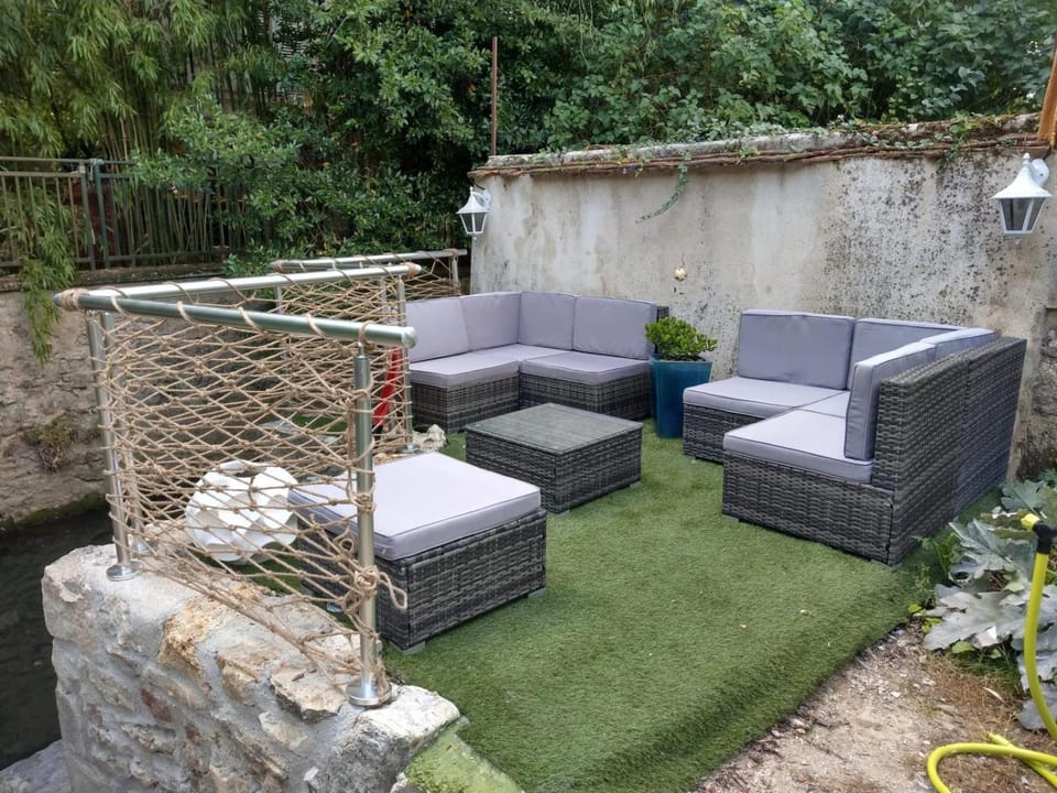 Patio, River view