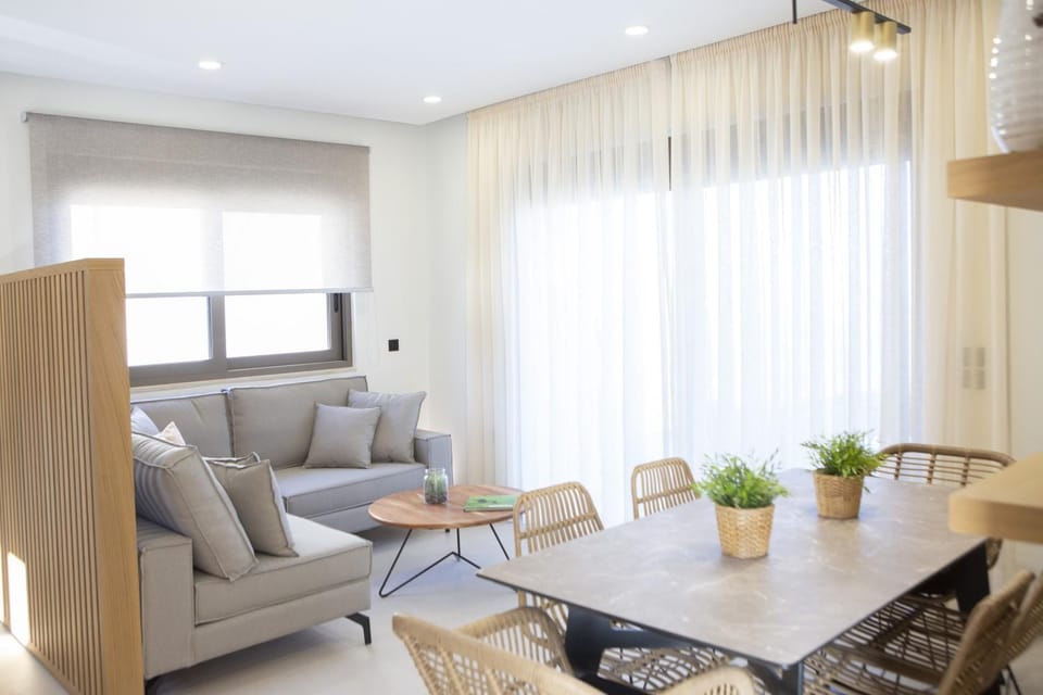 Living room, Seating area, Dining area