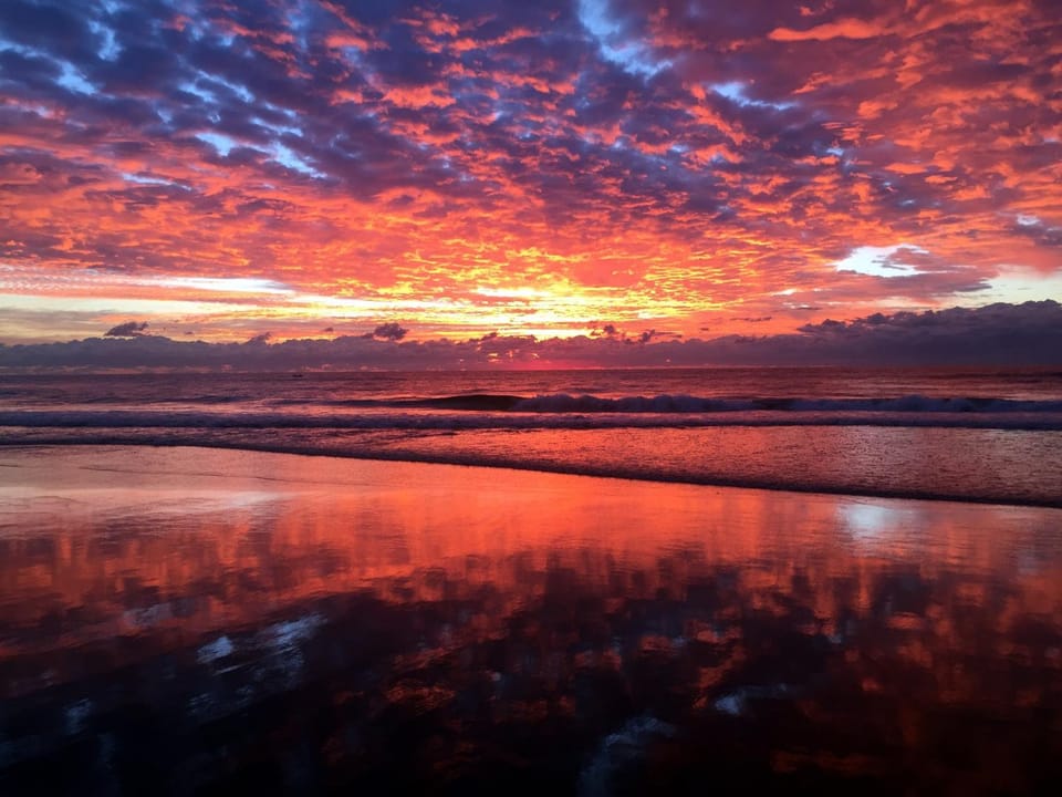 Natural landscape, Sea view, Sunrise, Sunset