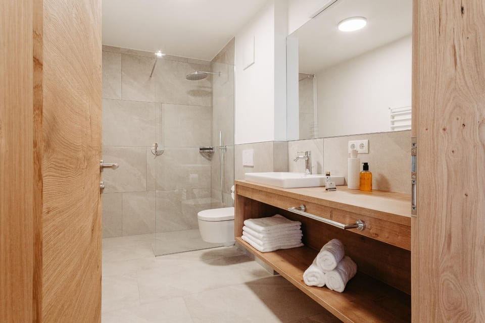 Bathroom, Living room