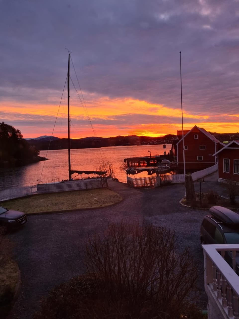 Natural landscape, View (from property/room), Sunset