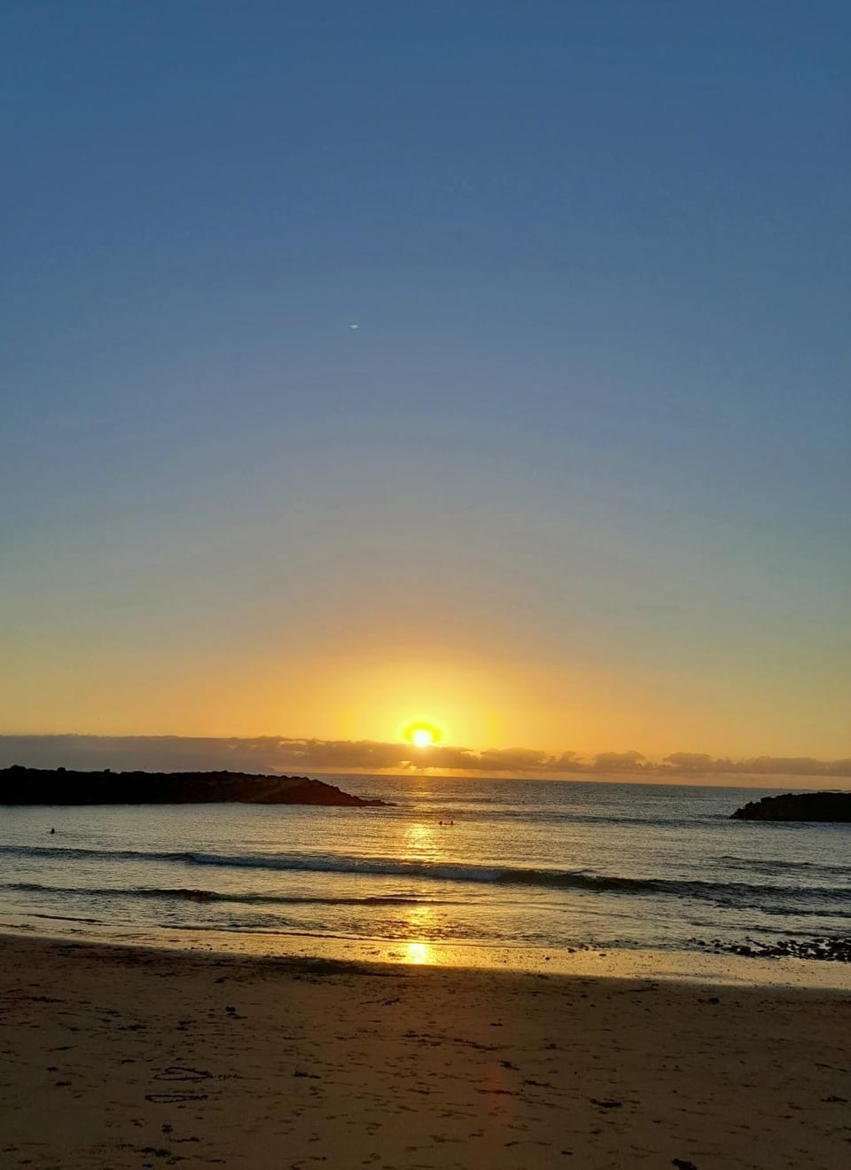 Natural landscape, Beach, Sea view, Sunset