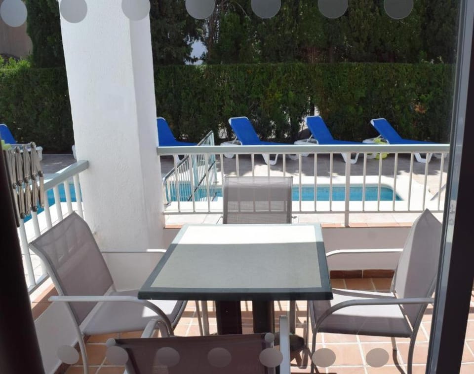 Patio, Balcony/Terrace, Pool view