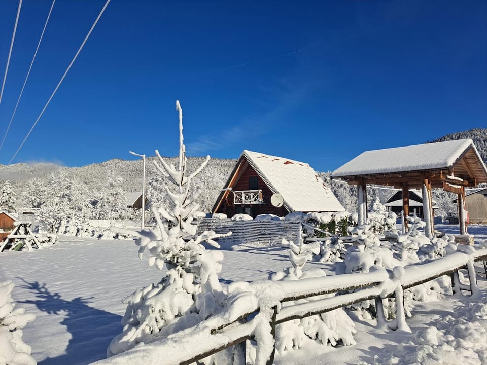 Day, Natural landscape, Winter, Mountain view