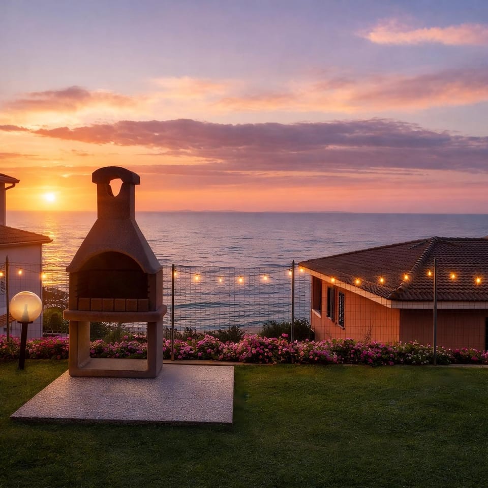 BBQ facilities, Garden, Garden view, Sea view
