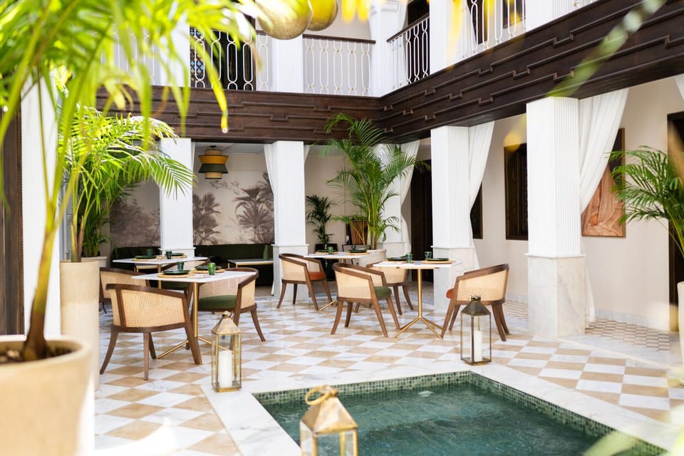 Patio, Living room, Seating area, Swimming pool