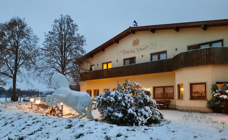 Property building, Natural landscape, Winter