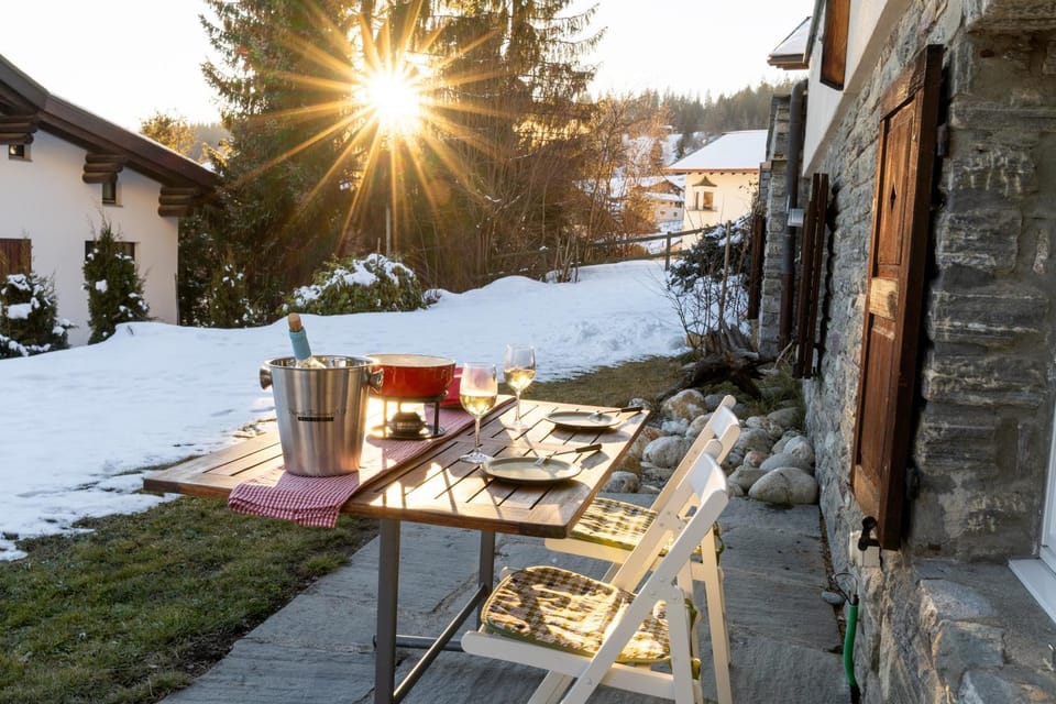 Patio, Garden, Balcony/Terrace, Sunset