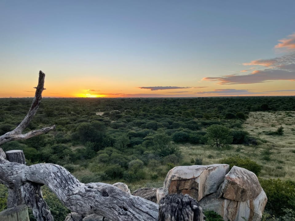 Natural landscape, Hiking, Sunset