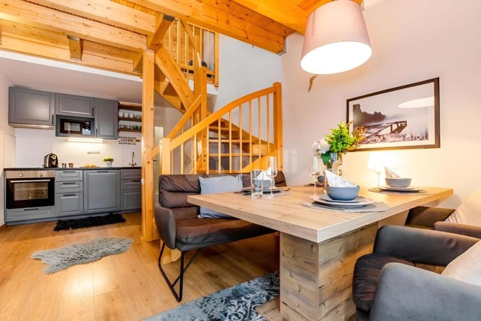 Living room, kitchen