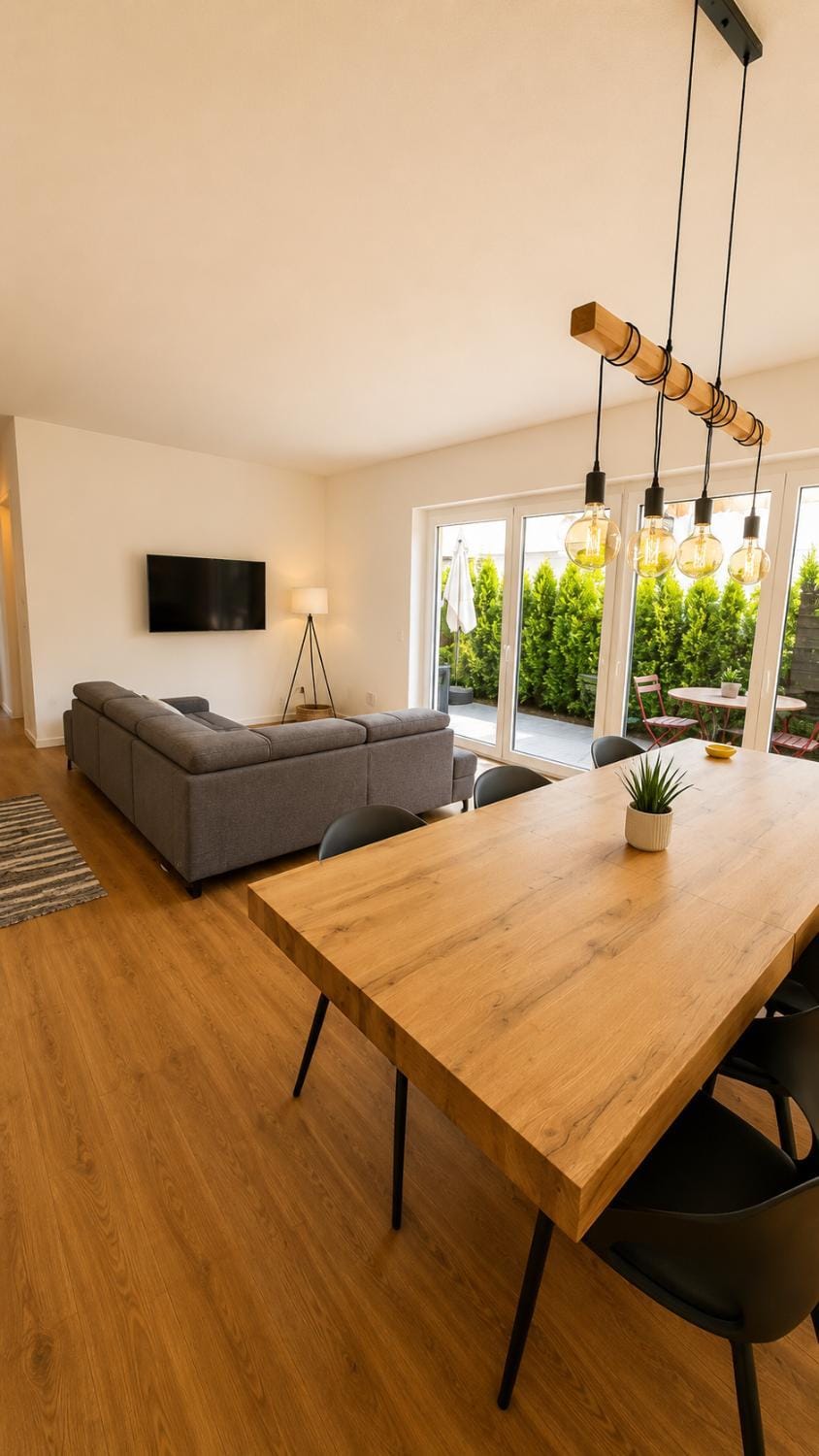 TV and multimedia, Living room, Photo of the whole room, Seating area, Dining area, Evening entertainment
