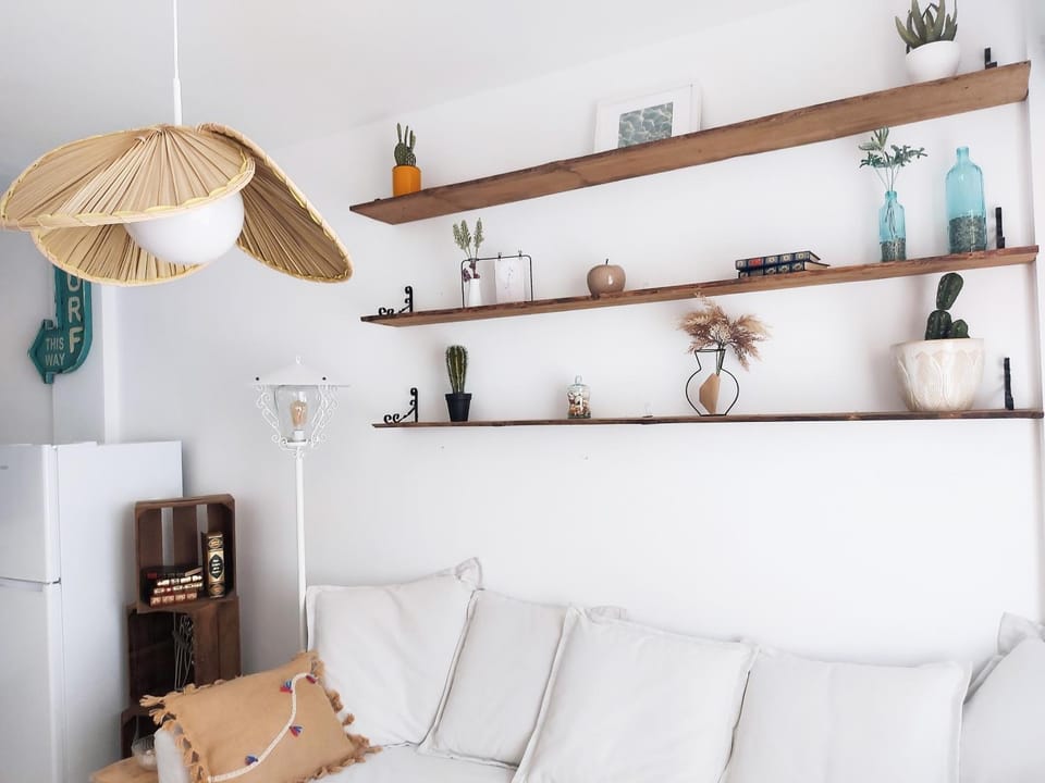 Living room, air conditioner