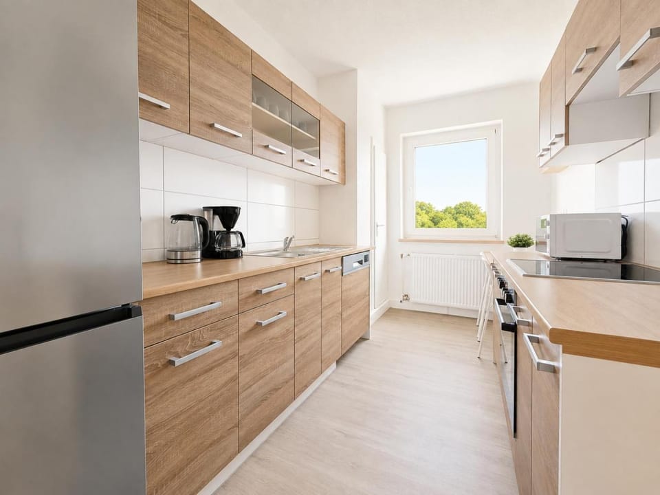 dishwasher, microwave, oven, stove, kitchen