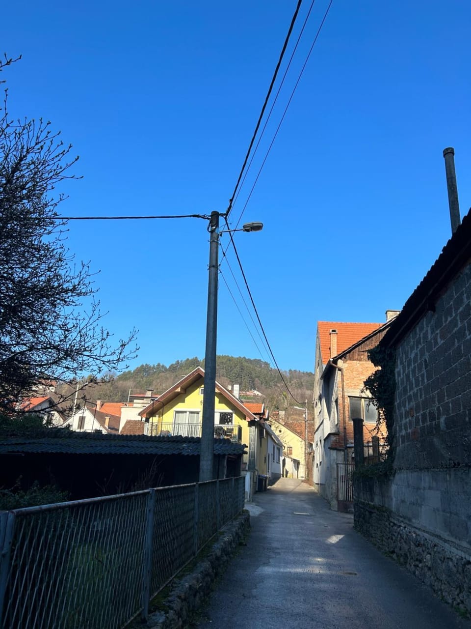 Quiet street view