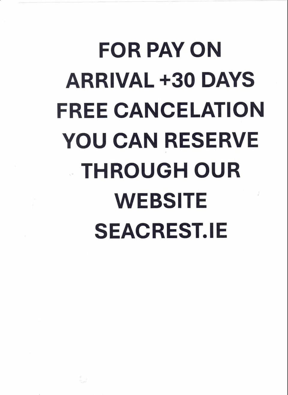 Seacrest B&B Bed and Breakfast in Galway