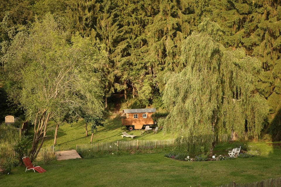 Property building, Spring, Garden, Garden view