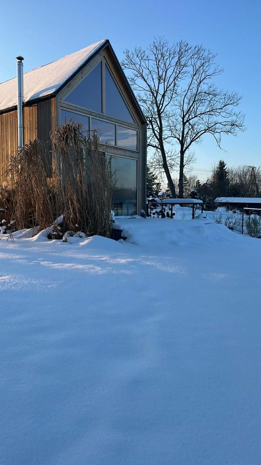 Property building, Day, Natural landscape, Winter