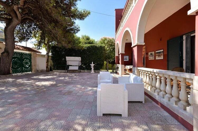 Property building, Patio