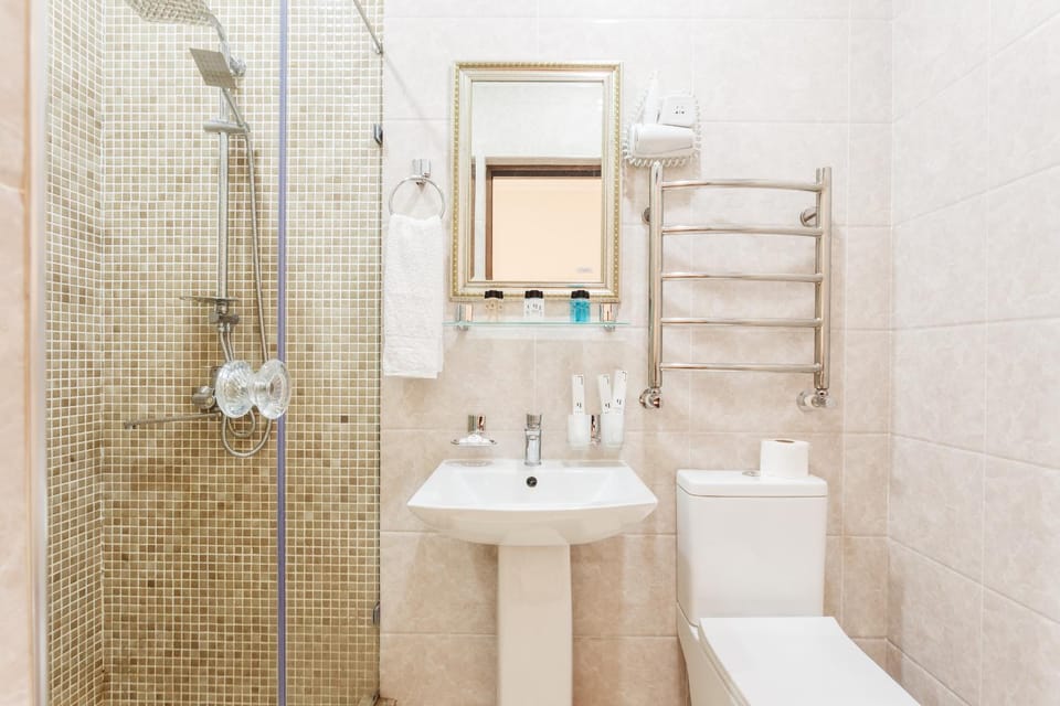 Shower, Toilet, Bathroom, towels