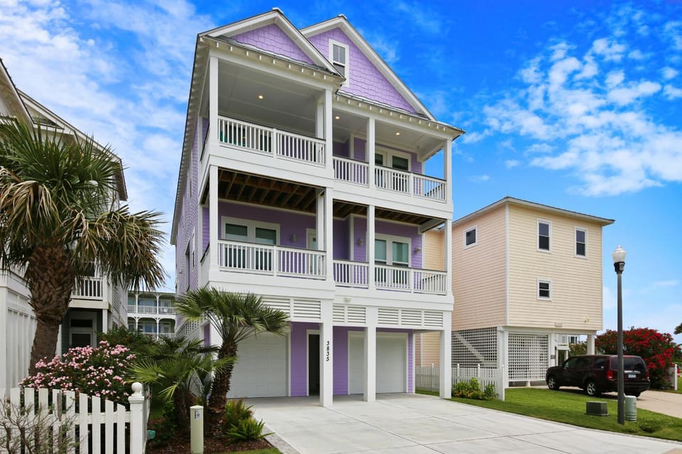 The Conch Castle House in Galveston Island