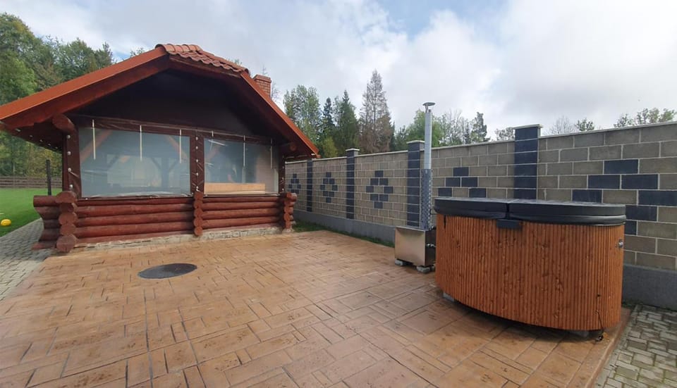 Garden, Hot Spring Bath, Hot Tub