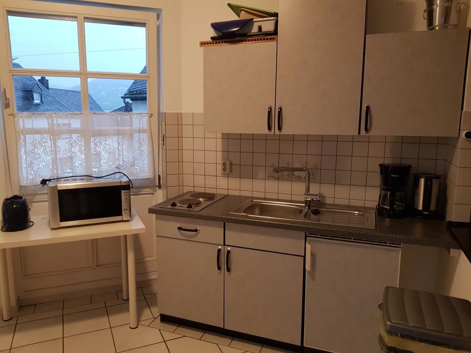 Coffee/tea facilities, Kitchen or kitchenette, minibar, stove