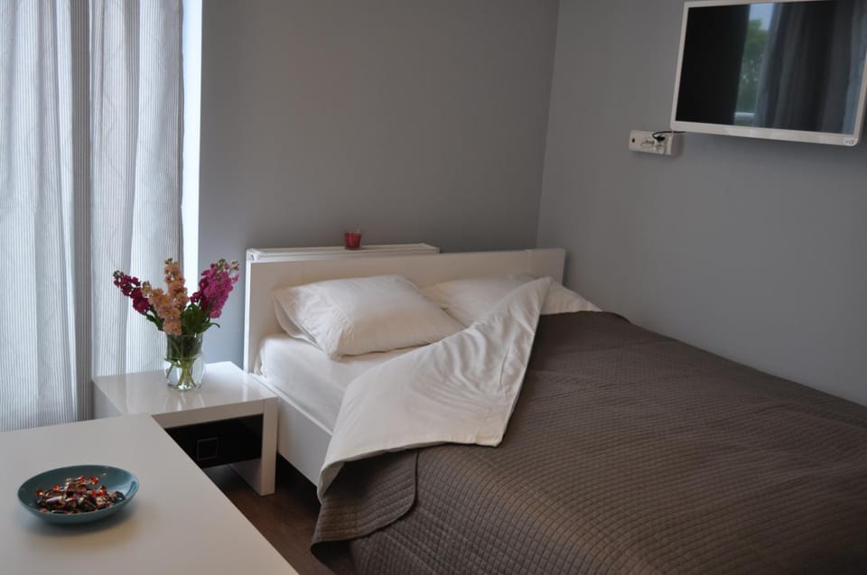 Communal lounge/ TV room, Bed, Living room