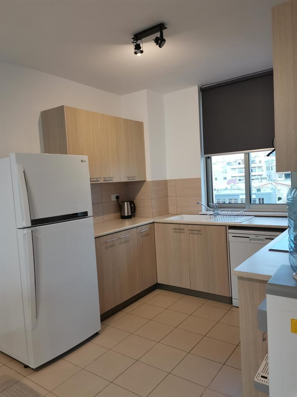 Kitchen or kitchenette, dishwasher
