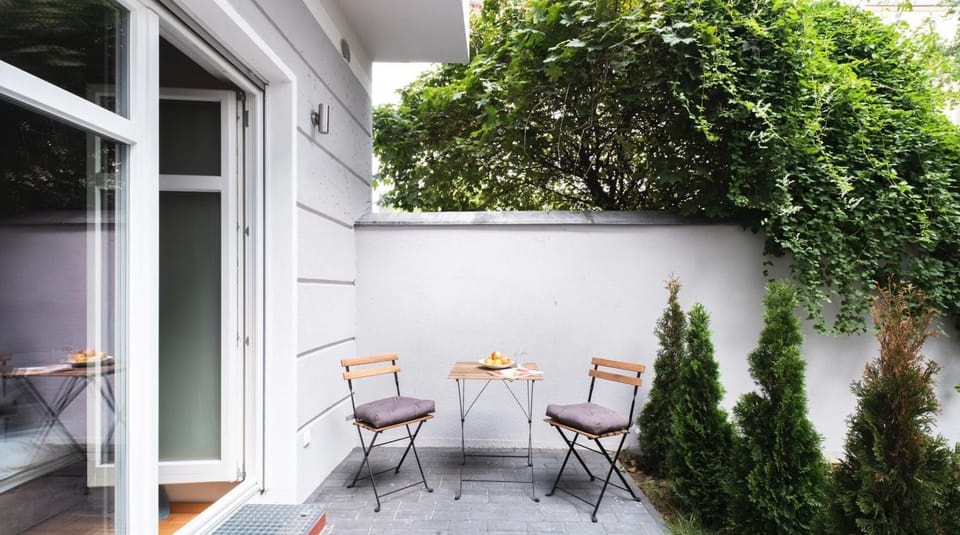 Patio, Balcony/Terrace, Seating area, Inner courtyard view