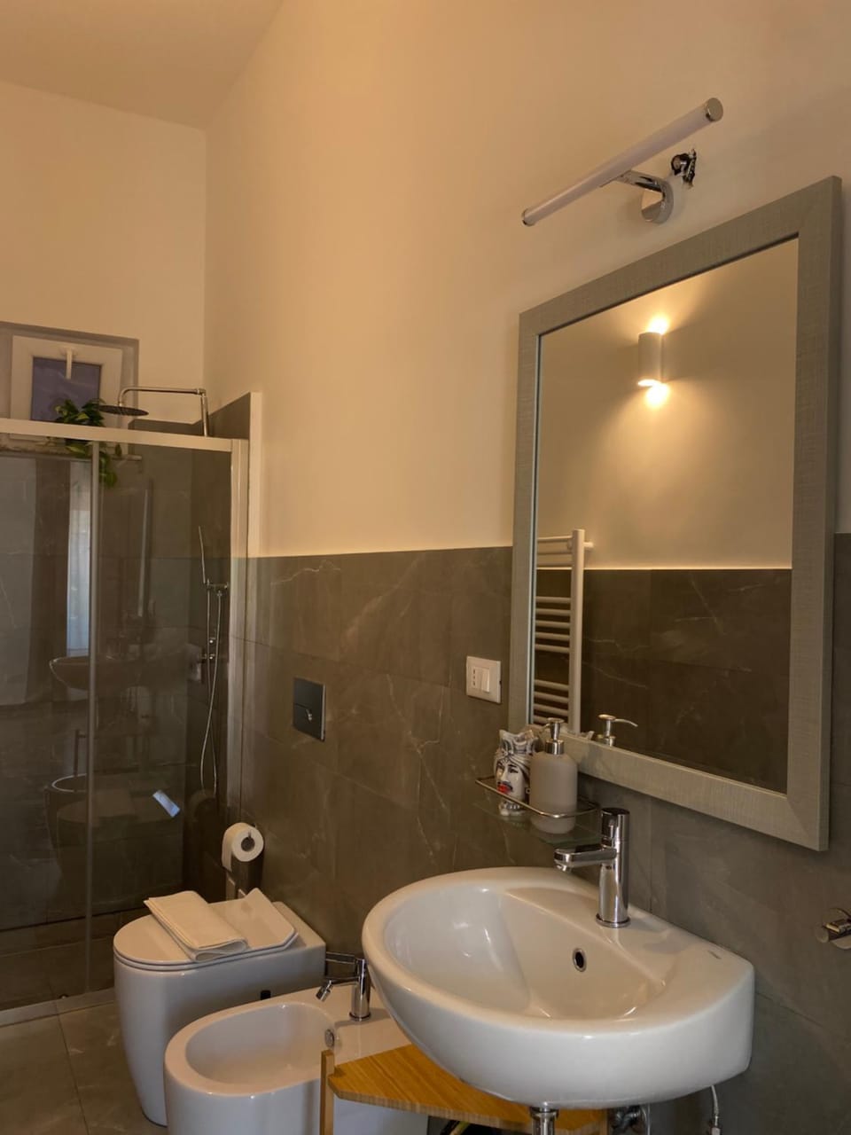 Shower, Toilet, Bathroom, bidet, towels