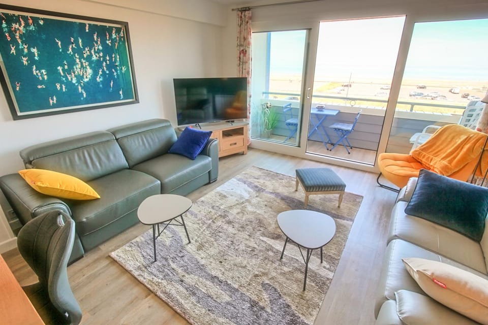 TV and multimedia, Balcony/Terrace, Living room, Sea view, locker