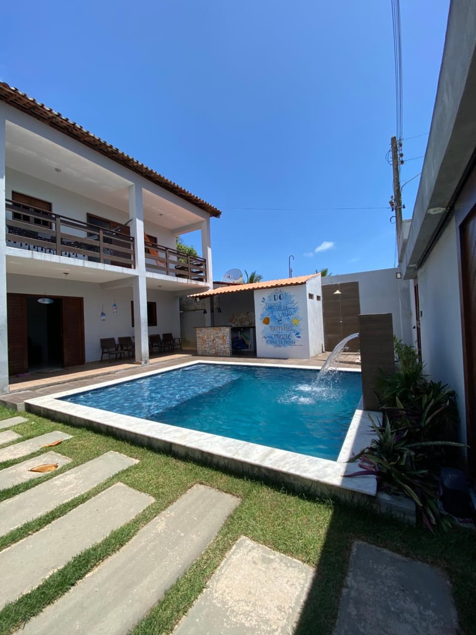 Property building, Patio, Day, Pool view, Swimming pool