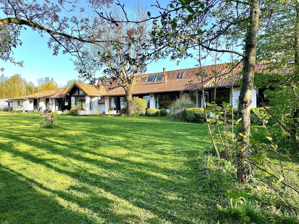 Property building, Natural landscape, Garden view