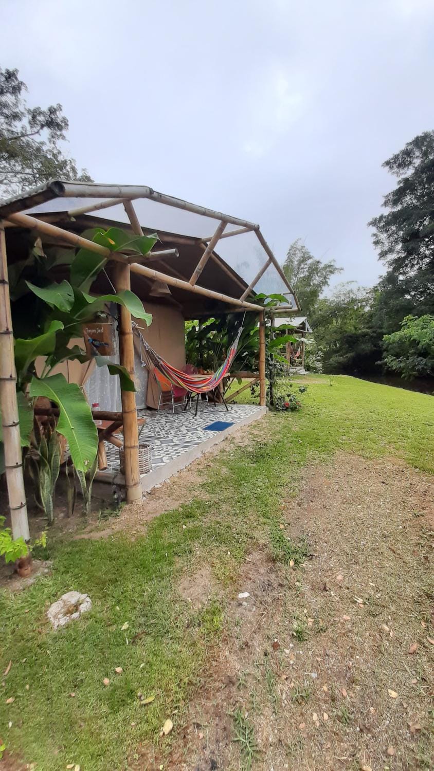 Aguas Claras Bamboo Ecolodge Luxury tent in Guaduas