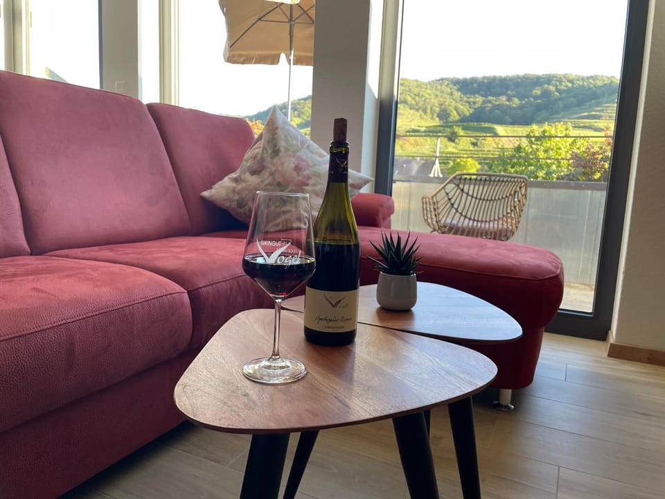 Living room, Seating area, Mountain view