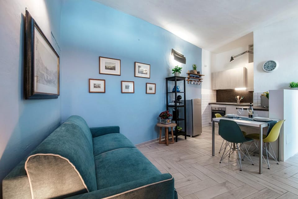 Living room, kitchen