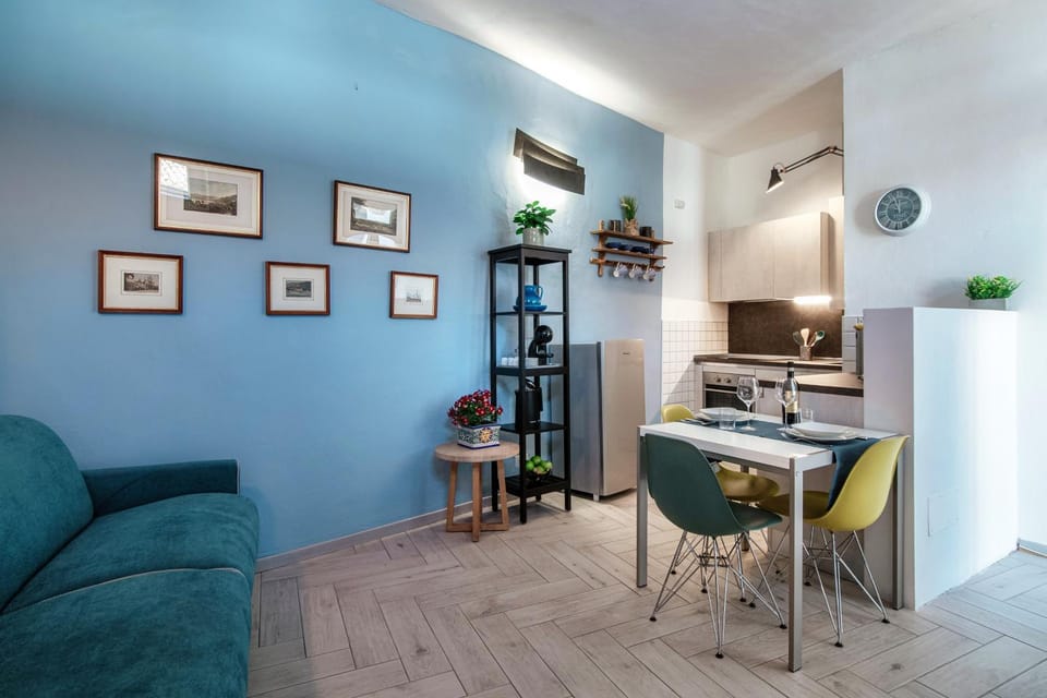 Living room, kitchen