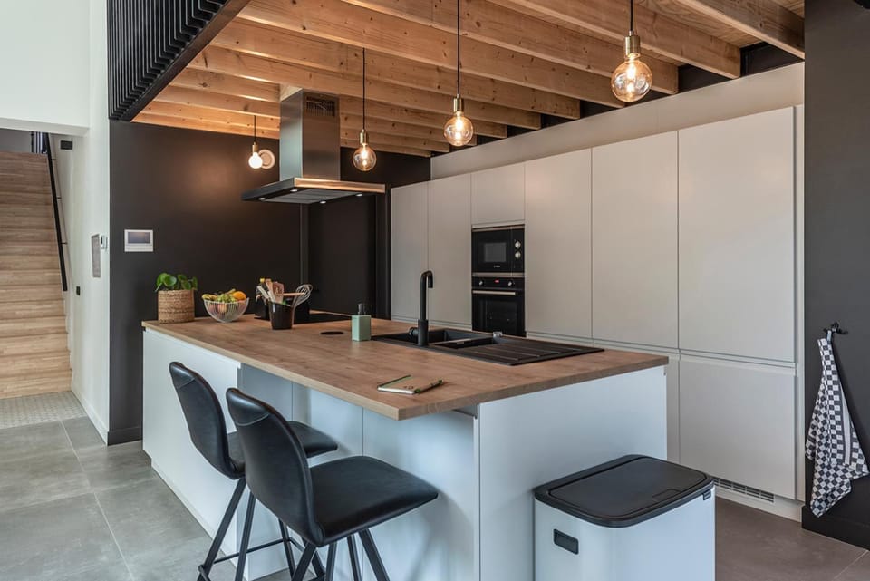 Property building, oven, stove, kitchen