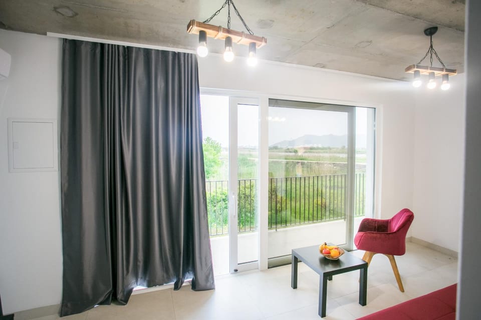 Natural landscape, Living room, Sea view