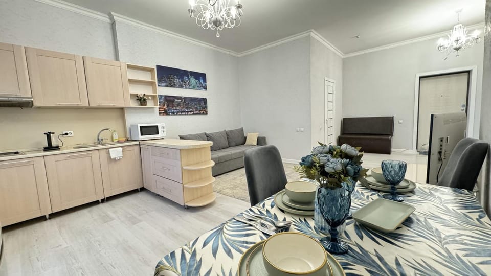 ЖК Дипломат двух комнатная кухня-студия Apartment in Kazakhstan