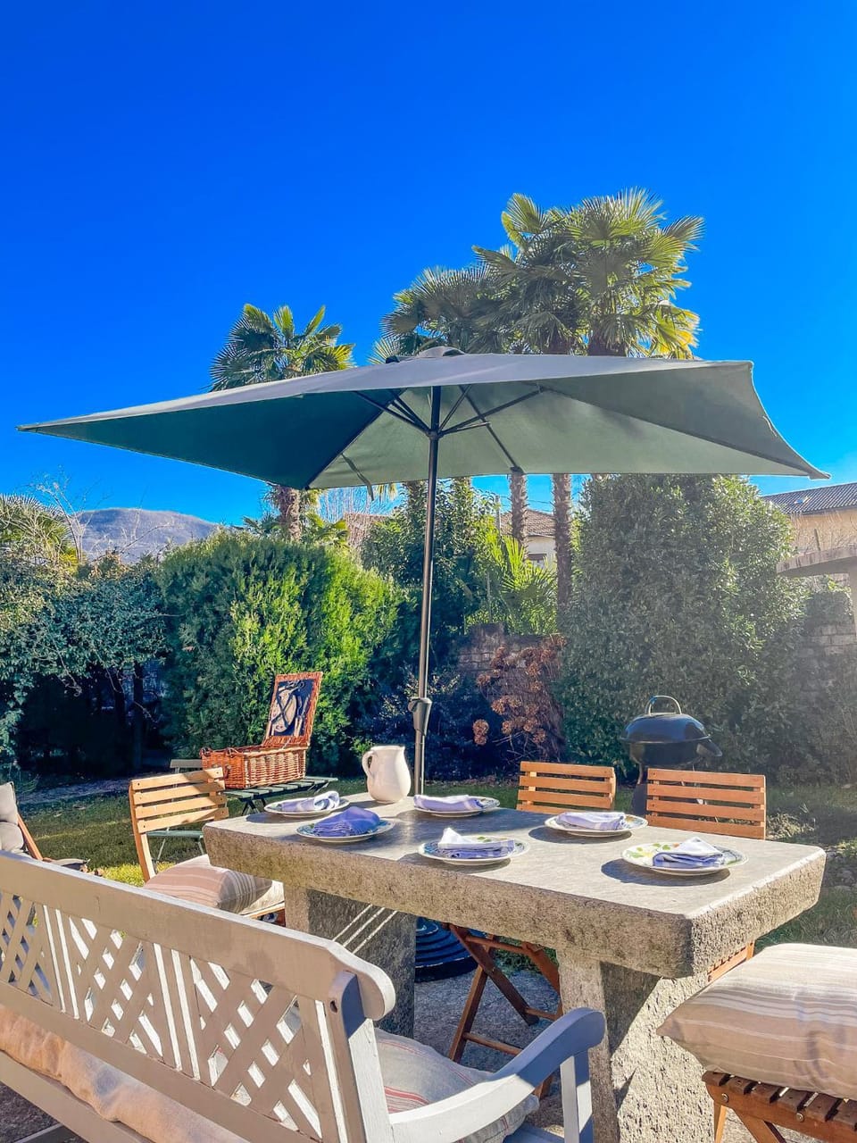 BBQ facilities, Garden, Balcony/Terrace