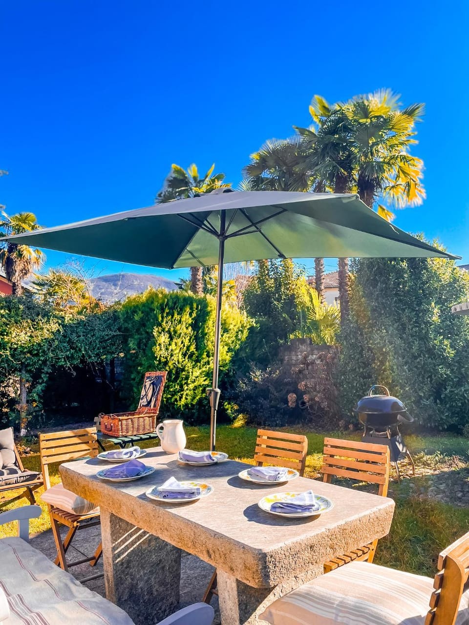 BBQ facilities, Garden, Balcony/Terrace