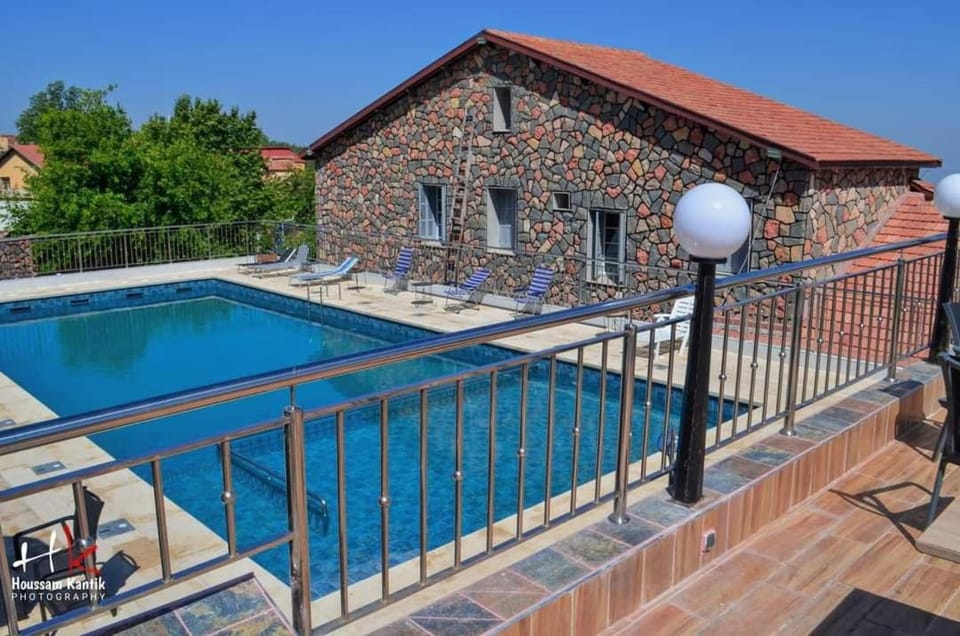 Pool view, Swimming pool, sunbed