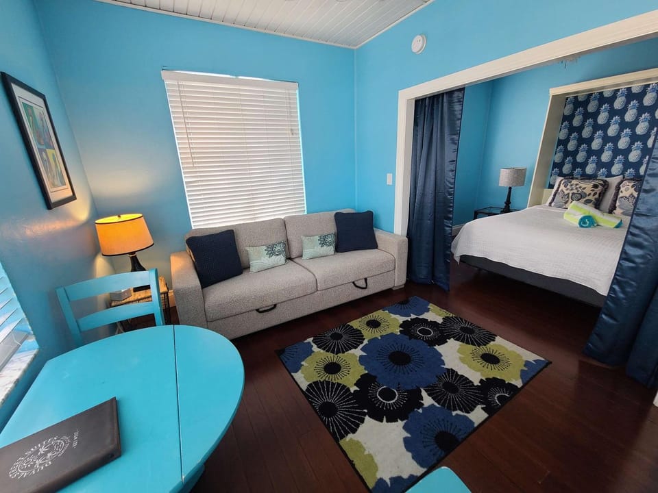 Bed, TV and multimedia, Living room, Seating area, Bedroom