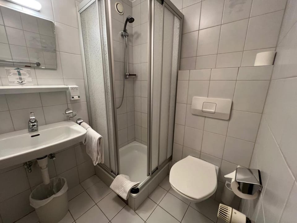 Shower, Toilet, Bathroom, towels
